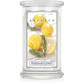 Kringle Candle Large Classic Jar 2 Wick Scented Candle Rosemary Lemon