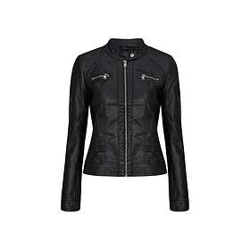 Only Bandit Faux Leather Biker Jacket (Dame)