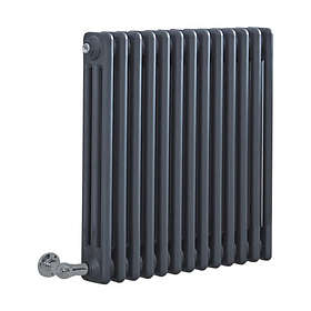 Radiateur électrique style fonte - Anthracite - Triple rang - 38 cm x 180  cm - Choix de thermostat Wi-Fi - Windsor