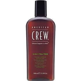 American Crew Tea Tree 3in1 Shampoo Conditioner & Body Wash 450ml