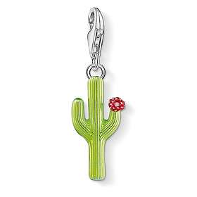 Thomas Sabo Green Cactus With Flower Charm Pendant Berlock (Naisten)