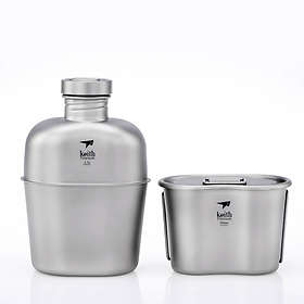 Keith Titanium Canteen Mess Kit Hitta bästa pris på Prisjakt Keith Titanium Kettle 1 liter | Lättvikt | Titan | Bug Out