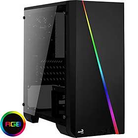 Aerocool Cylon Mini Tempered Glass (Noir/Transparent)