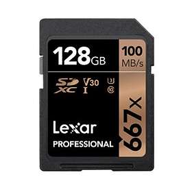 Lexar Professional SDXC Class 10 UHS-I U3 V30 667x 128GB
