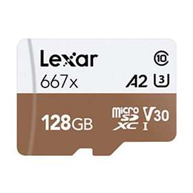 Lexar Professional microSDXC Class 10 UHS-I U3 V30 A2 667x 128GB