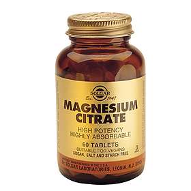 Solgar Magnesium Citrate 120 Tabletit
