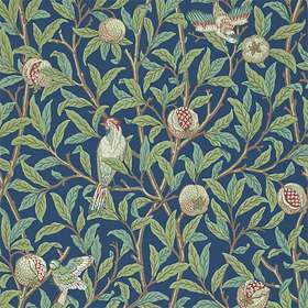 Morris & Co. Archive II Bird & Pomegranate Blue Sage (212540)