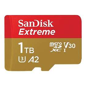 SanDisk Extreme microSDXC Class 10 UHS-I U3 V30 A2 160/90Mo/s 1To