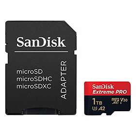 SanDisk Extreme Pro microSDXC Class 10 UHS-I U3 V30 A2 170/90Mo/s 1To