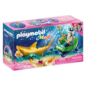 Playmobil Magic 70097 Roi des mers avec calèche royale