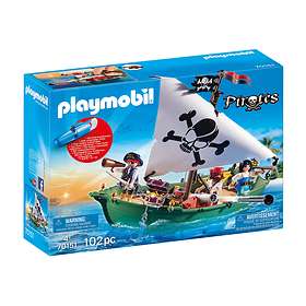 Playmobil Pirates 6678 pas cher, Bateau pirates des ténèbres