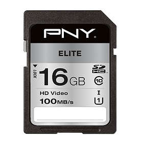 PNY Elite SDHC Class 10 UHS-I U1 100MB/s 16GB