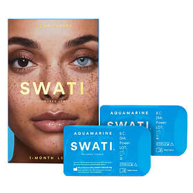 SWATI Aquamarine 1-month Contact Lenses (2-pack)