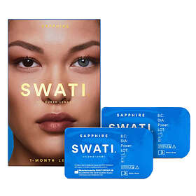 SWATI Sapphire 1-month Contact Lenses (2-pack)
