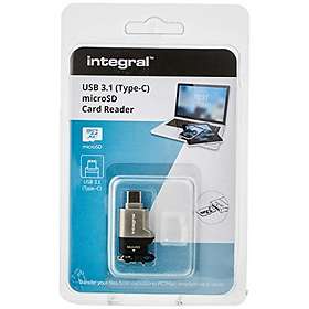 Integral USB 3.1 Type-C Card Reader for microSDXC