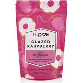 I Love... Glazed Raspberry Bath Salts 500g