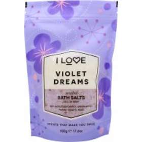 I Love... Violet Dreams Bath Salts 500g