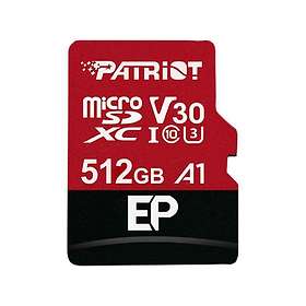 Patriot EP microSDXC Class 10 UHS-I U3 V30 A1 100/80MB/s 512GB