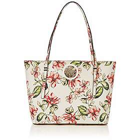 guess floral shopper bag