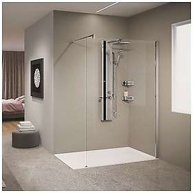 Novellini Line 2 LINE2T-HJ (Svart Matt/Silver Matt)