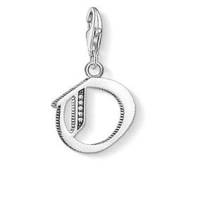Thomas Sabo Letter O Silver Charm Pendant Berlock (Dam)
