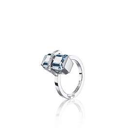 Efva Attling Bend Over Aquamarine 13-102-00282 Ring (Dam)
