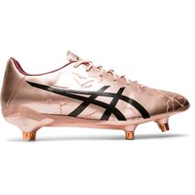 pink asics football boots