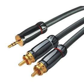 HQ Super Silver 3.5mm - 2RCA 3m