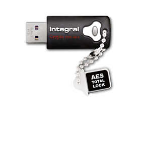 Integral USB 3.0 Crypto Drive FIPS 140-2 8GB