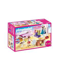 Playmobil Dollhouse 70208 Bedroom with Sewing Corner