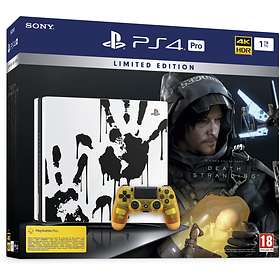 mus eller rotte dobbelt tøve Sony PlayStation 4 (PS4) Pro 1TB (inkl. Death Stranding) - Limited Edition  - Jämför pris på Prisjakt