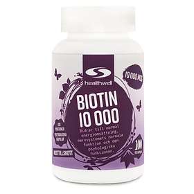 Healthwell Biotin 10000 100 Kapsler