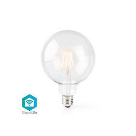 Nedis Smart LED Filament G125 2700K 500lm E27 5W