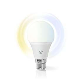 Nedis Smart LED A60 Full-Colour and Warm White 470lm B22 6W (Kan dimmes)