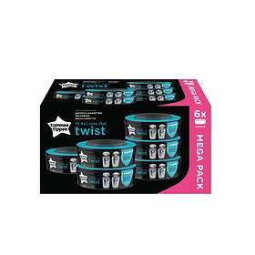 Tommee Tippee Sangenic Twist & Click Blöjhink Refill 6-pack
