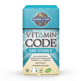 Vitamin Code Raw Vitamin E 60 Capsules