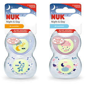Nuk Trendline Night & Day 2-pack (6-18 månader)