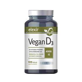 Elexir Pharma Elixir D3 Vitamin Vegan 100 Capsules