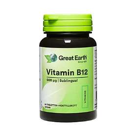 Great Earth Vitamin B12 500mg 60 Kapslar