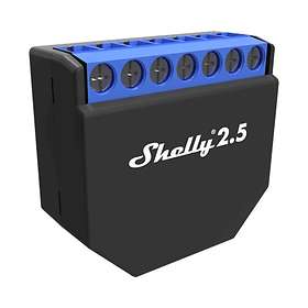 Shelly 2.5 (2-kanal, Effektmätare)