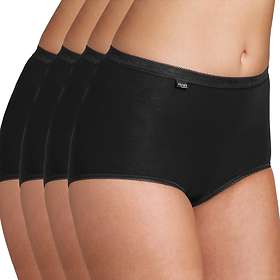 Sloggi Basic Maxi Briefs 3pk Turq Dark Com  Ladies 95% Cotton Pant Sizes 10-22 