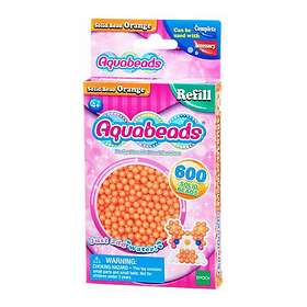 Aquabeads Solid Bead 600 Pack - Orange
