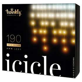 Twinkly Icicle GOLD 190L (5x0,7m)
