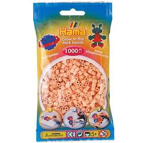 Hama Midi 207-56 Beads In Bag 1000 (Glow In The Dark - Red)