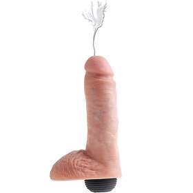 Pipedream King Cock Squirting Cock with Balls 8"