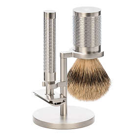 Mühle Rocca Stainless Steel Safety Razor - Silvertip Badger (3-delar)