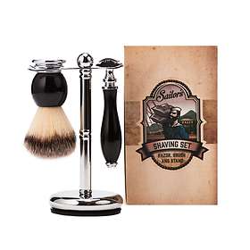 Sailor's Black & Chrome Safety Razor (3-delar)