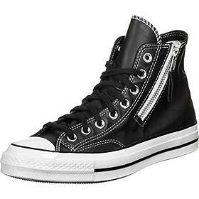 leather converse with zip