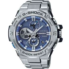 Casio G-Shock poli en acier inoxydable Presario argentés gst-b100-1a gst-b100d-2a gst-b100