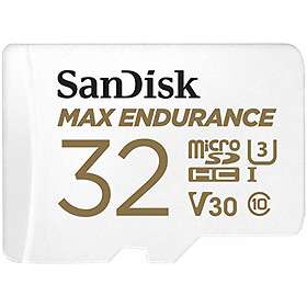 SanDisk Max Endurance microSDHC Class 10 UHS-I U3 V30 32Go